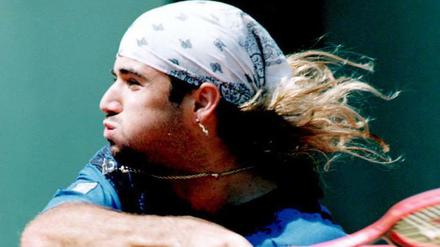 Als Pirat kam Agassi Ende der 80er-Jahre auf die Tennis-Tour.