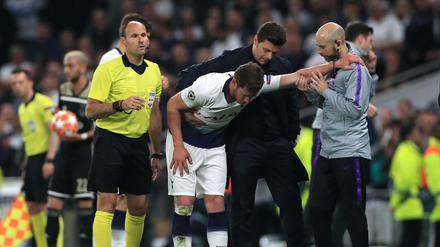 Tottenhams Jan Vertonghen verletzte sich im Champions-League-Halbfinale am Kopf, wurde von den Ärzten aber zurück auf den Platz geschickt. 
