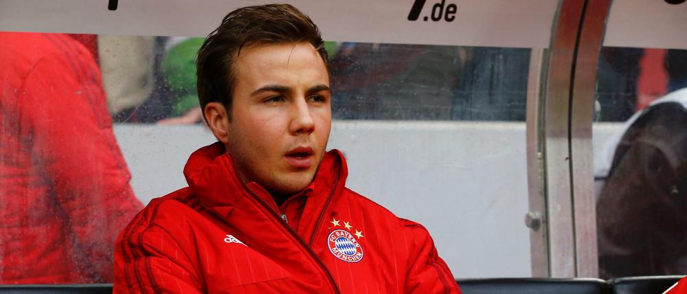 Mario Götze saß zuletzt bei Bayern München öfter auf der Bank.