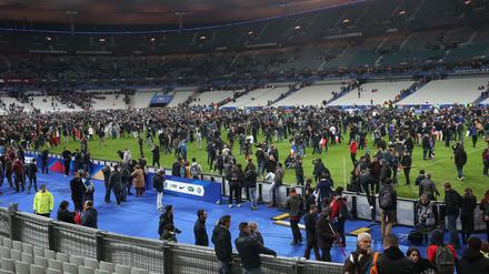 Das Stade de France am 13.November 2015. Dank besonnenem Handeln der Sicherheitskräfte kam es zu keiner Massenpanik.