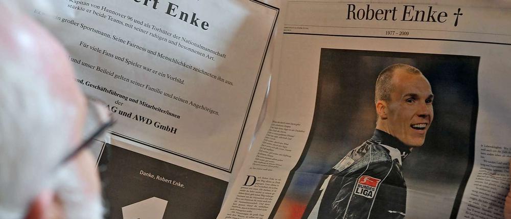 Nach dem Selbstmord von Robert Enke wurde eine Mediendebatte geführt, der Presse zu viel Hetze vorgeworfen. Geändert hat sich einer neuen Untersuchung zu Folge jedoch nichts.
