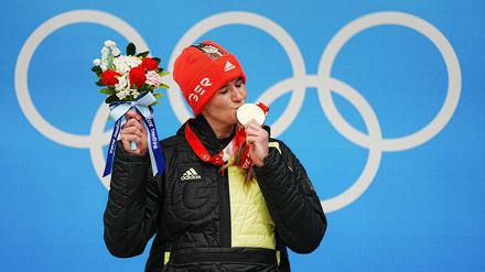 Es war Goldmedaille Nummer fünf bei Olympischen Spielen für Natalie Geisenberger. 