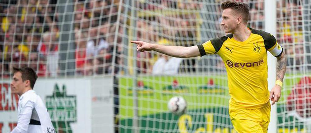 Marco Reus erzielte das schon vorentscheidende 2:0, danach lief es wie geschmiert beim BVB.