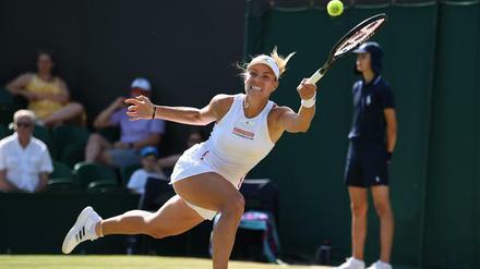 Angelique Kerber will sich in Berlin auf ihr Lieblingsturnier in Wimbledon vorbereiten.