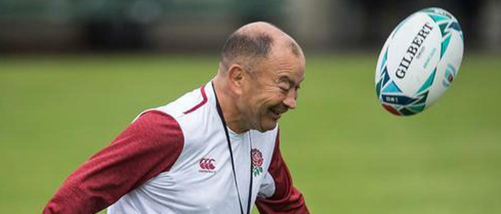 Englands Nationaltrainer Eddie Jones hat Spaß an seinem Job.