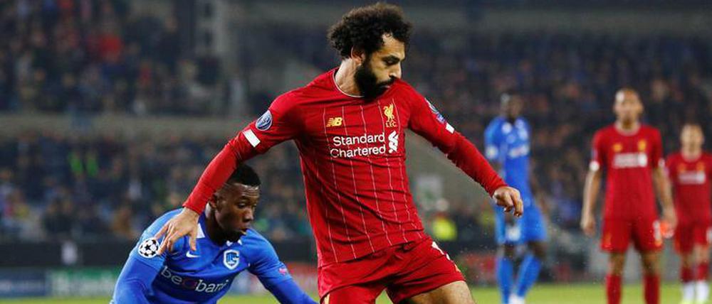 Mohamed Salah traf für Liverpool in Genk natürlich auch.