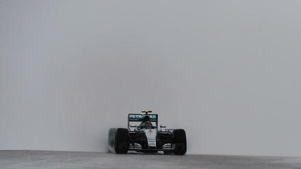Schnellster Fahrer im Regen: Nico Rosberg fuhr beim Qualifying in Austin die beste Rundenzeit.
