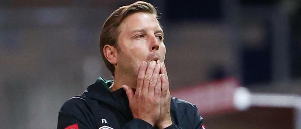 Bremens Trainer Florian Kohfeldt hat mit Werder noch einmal Glück gehabt.