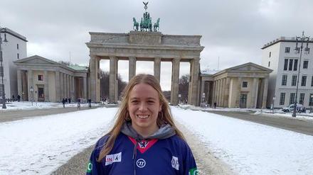 Theresa Knutson gefällt es in Berlin, jetzt will sie mit den Eisbärinnen Erfolg haben.