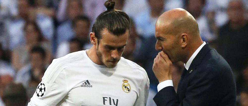 Schwieriges Verhältnis. Zinedine Zidane wird nicht mehr lange Trainer von Gareth Bale in Madrid sein.
