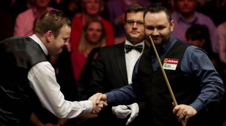 Shaun Murphy (l.) und Stephen Maguire treffen sich häufiger am Snookertisch, aber eher selten privat.