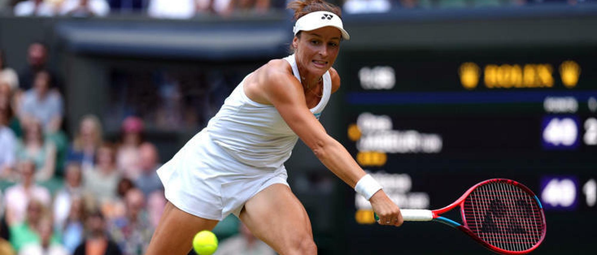 Drei-Satz-Niederlage gegen Ons Jabeur Tatjana Maria verpasst Wimbledon-Finale