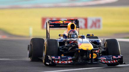 Der Reifen im Bild hinten links wurde Sebastian Vettel in Abu Dhabi zum Verhängnis.