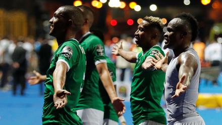 Hier sind wir! Madagaskar steht sensationell im Viertelfinale des Afrika-Cups.