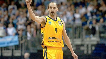 Konnte am Ende über den Sieg seiner Mannschaft jubeln. Albas Neuzugang Ioannis Kalampokis.