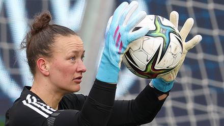 Almuth Schult bestritt 66 Länderspiele für Deutschland, derzeit ist sie erneut schwanger.