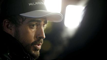 Gesund, aber trotzdem nicht fahrtüchtig: Formel-1-Pilot Fernando Alonso.