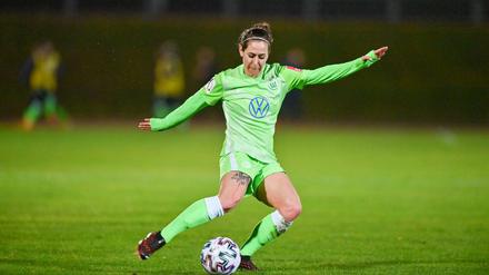 Anna Blässe, 34, verteidigt seit 2007 für Wolfsburg. 