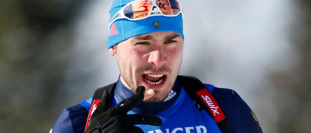 Biathlet Anton Schipulin darf trotz seiner Klage nicht an den Olympischen Spielen 2018 teilnehmen
