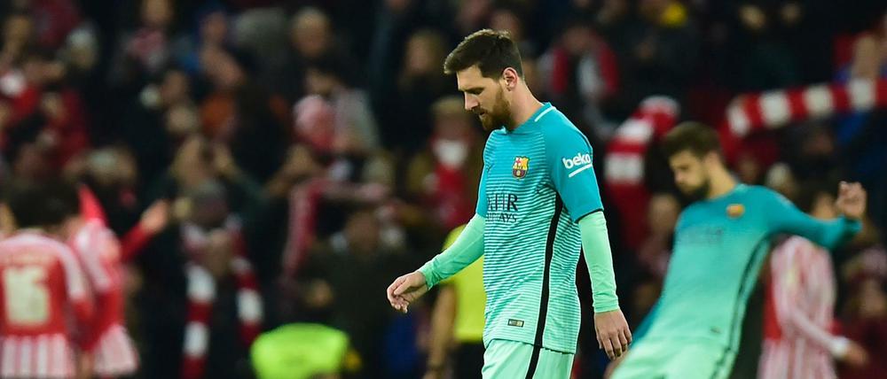 Messi will sich nach der Niederlage im Pokal gegen Athletic Bilbao lieber auf das Rückspiel konzentrieren und reist nicht nach Zürich. 