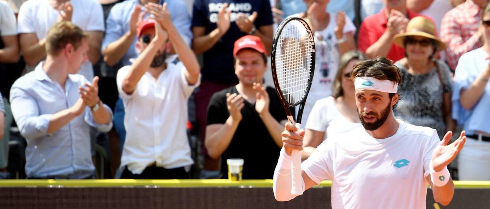 Das Tennisturnier in Hamburg zeigt sich in neuem Gewand. Nur der Sieger ändert sich nicht: Nikoloz Basilashvili.