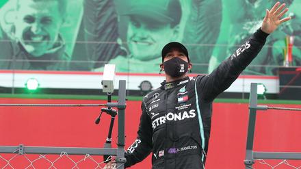 Lewis Hamilton nach seinem Rekordsieg in Portugal.