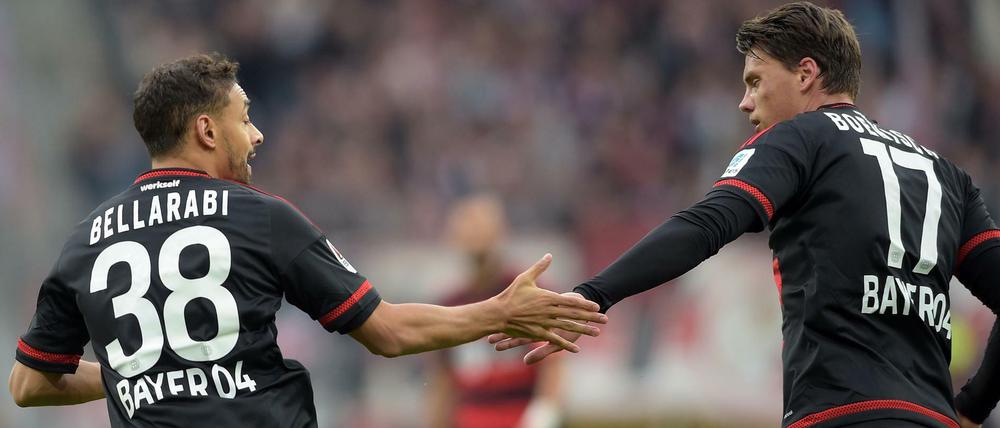 Die schon wieder: Leverkusen holt nächsten Zwei-Tore-Rückstand auf.