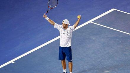 Geschafft: Benjamin Becker zieht in Australien erstmals in die dritte Runde ein.