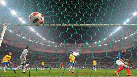 Karim Benzema erzielte den 1:0-Siegtreffer gegen Brasilien.