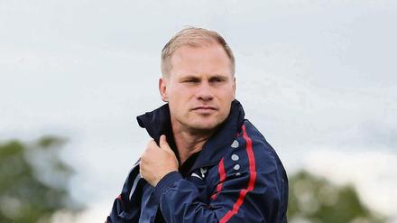 Trainer René Rydlewicz vom BFC Dynamo.