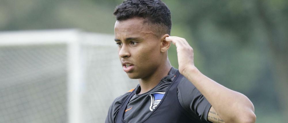 Der 19-Jährige Brasilianer Allan vom FC Liverpool trainierte bereits zur Probe bei Hertha BSC.