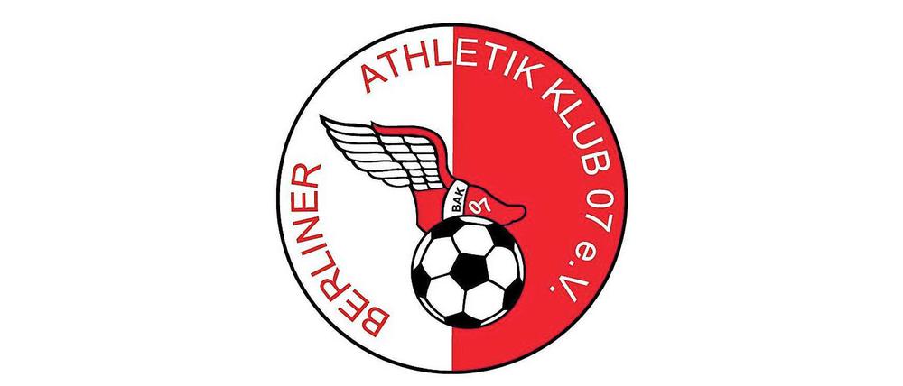 Wieder mit altem Logo: Der Berliner Atheltik Klub 07.