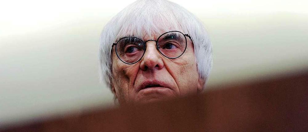 Ausgebremst: Formel-1-Boss Bernie Ecclestone.