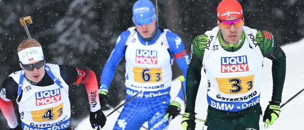 Auch weiter im Blickpunkt. ARD und ZDF übertragen die Biathlon-WM trotz des Doping-Skandals