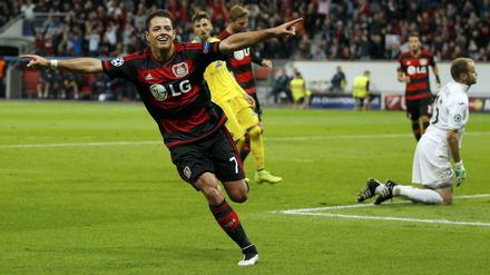 Jubelt Leverkusens Javier Hernandez auch im Rückspiel bei Bate?