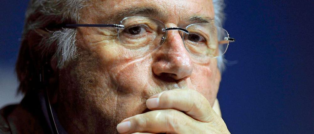 Fifa-Boss Joseph Blatter: "Warum sollte ich zurücktreten?".