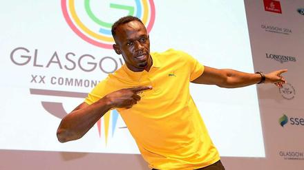 Nicht besonders begeistert: Usain Bolt hält nicht viel von den Commonwealth Games.