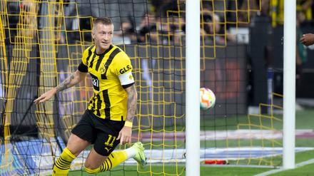Dortmunds Marco Reus jubelt über seinen Treffer zum 1:0. 