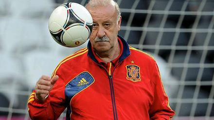 Vater des Erfolgs: Spaniens Nationaltrainer Vicente Del Bosque.
