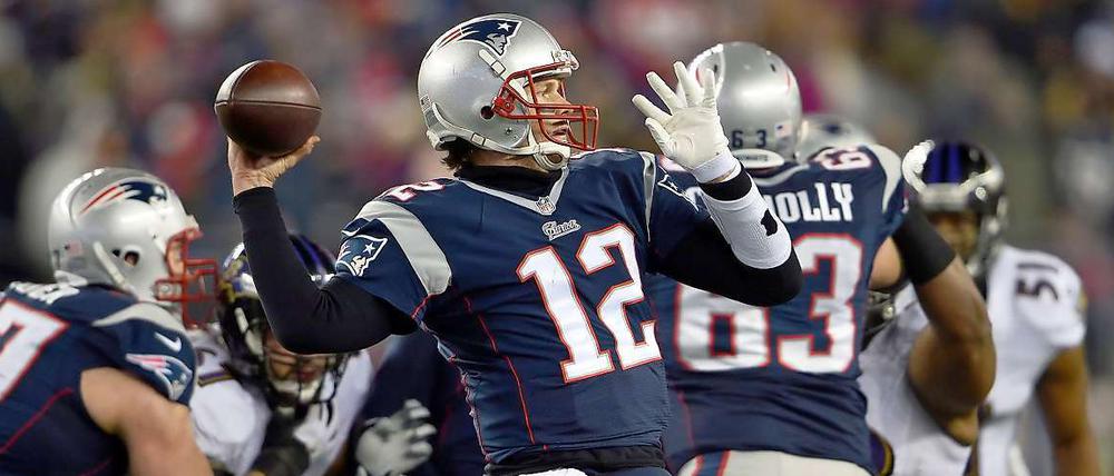 Tom Brady führte die New England Patriots doch noch zum Sieg über die Baltimore Ravens.