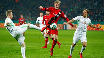 Da staunst du! Bayer Leverkusen und Werder Bremen lieferten sich einen tollen Pokalfight.
