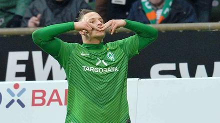 Marko Arnautovic erzielte in der 90. Minute den Ausgleich für Werder Bremen und vermieste somit dem ehemaligen Herthatrainer MArkus Babbel seinen Einstand bei seinem neuen Verein Hoffenheim.