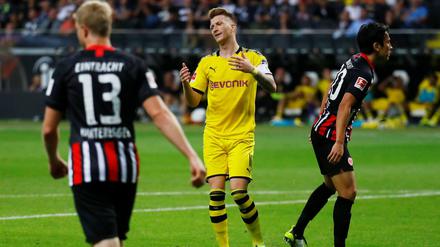 Dortmunds Kapitän Marco Reus kommt mit seinem Team nicht über ein 2:2 hinaus.