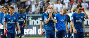Rettet sich der HSV erneut am letzten Spieltag? Nach der Niederlage in Frankfurt sind die Hoffnungen nur noch ganz klein. 
