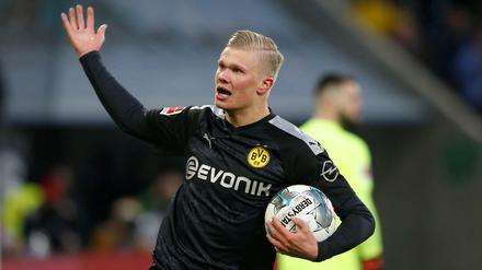 Wahnsinn. Erling Haaland traf zum Einstand gleich dreimal für Borussia Dortmund.