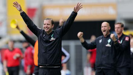 Bremens Trainer Florian Kohfeldt feierte einen wichtigen Sieg.