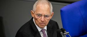 Bundestagspräsident Wolfgang Schäuble (CDU) sorgt sich um die olympischen Spiele.