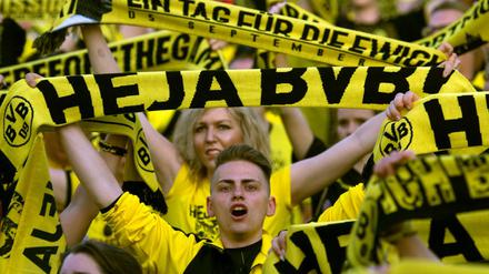 Anhänger von Borussia Dortmund