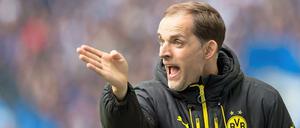Wo geht es denn nun ins Pokalfinale? Dortmunds Trainer Thomas Tuchel.