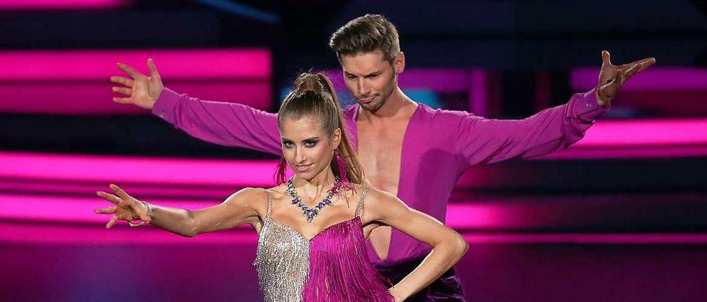 Cathy Fischer und Profitänzer Marius Iepure tanzten in der RTL-Show "Let's Dance".